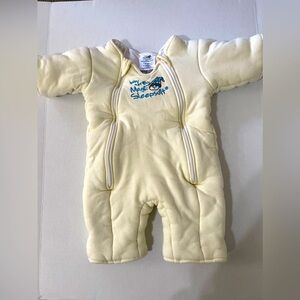 Baby Merlin's Magic Sleepsuit Cream - Large 6-9 Months - Baby Transition Swaddle